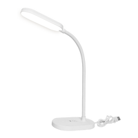 Lampe de table de haute qualité, petite lampe de bureau LED avec chargeur sans fil pour téléphone portable