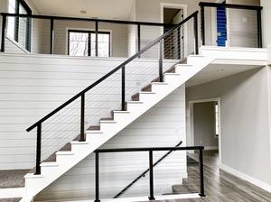 YL METAL <span class=keywords><strong>Garde</strong></span>-<span class=keywords><strong>corps</strong></span> moderne en câble d'acier inoxydable <span class=keywords><strong>pour</strong></span> balcon, rampe de sécurité <span class=keywords><strong>pour</strong></span> <span class=keywords><strong>escalier</strong></span> intérieur/extérieur - Product Image 5