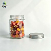 Pot en verre étroit et haut de 300 ml, récipient à visser de qualité alimentaire pour l'emballage de sauces et de pâtes maison