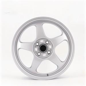 <span class=keywords><strong>Llantas</strong></span> de Aleación de Aluminio de 16 Pulgadas, Diseño Moderno y Popular 2026, 4X100 4X114.3, Blancas, de Cinco Radios, para Autos - Product Image 2