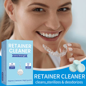 Tablettes effervescentes nettoyantes pour appareils dentaires, blanchissantes et anti-plaque, les plus vendues, approuvées CE et FDA - Product Image 6