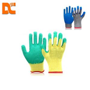 قفازات عمل مطلية باللاتكس على راحة اليد، مقاومة للتمزق وقابلة للتنفس ومضادة للانزلاق، بألوان أخضر/أزرق - وصول جديد رائج - Product Image 6