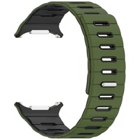 Bracelet de sport de remplacement, accessoires pour Samsung Galaxy Watch Ultra 2, bracelet de montre en silicone magnétique bicolore
