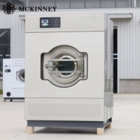 Industrielle Elektrische Vollautomatische Edelstahl 30kg Wäsche- und Lakenwaschmaschine mit Trockner Kombi für Hotelwäschereien