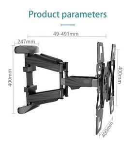 Zeno X7 32-70 pouces support mural TV à mouvement complet pour cintre de télévision rotation d'extension des bras articulés pour support de moniteur - Product Image 4