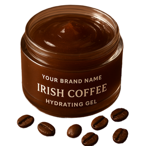 Coffee Infused <b>Face</b> Gel Lightweight Hydrating Moisturizer Skin Care Private Label OEM Bulk - Product Image 1