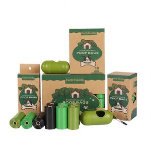 Sacs à déjections canines biodégradables EPI imprimés sur mesure, sacs en plastique écologiques avec distributeur - Product Image 1
