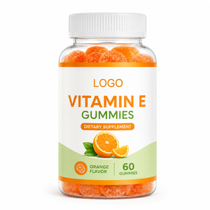 Bonbons gélifiés à la vitamine E en gros, antioxydant, soutien naturel de l'immunité et de la santé de la peau, complément alimentaire pour adultes et nouveau-nés, 60 unités - Product Image 1
