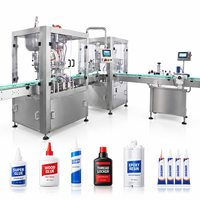 Machine de remplissage automatique de colle, machine de remplissage de liquides adhésifs, machine d'emballage pour produits adhésifs et de colle industriels