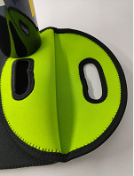 Sac isotherme vierge en néoprène, sac fourre-tout, porte-bouteilles double, support à vin portable pour voyage - Product Image 4