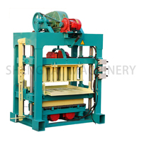 Machine à fabriquer des blocs de ciment et de cendres volantes Qtj4-40 de haute qualité à bas prix, prix des machines à mouler des briques