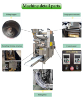 Machine automatique à fabriquer des boulettes Empanada de grande taille Machine automatique à fabriquer Samosa de petite taille