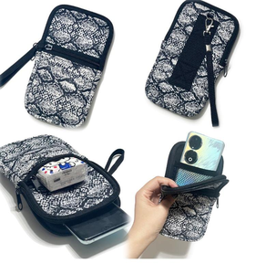 กระเป๋าใส่โทรศัพท์มือถือแบบหุ้มฉนวนนีโอพรีนพร้อมสายคล้องข้อมือ สำหรับกิจกรรมกลางแจ้ง ท่องเที่ยว ของขวัญส่งเสริมการขาย และของแจก - Product Image 1