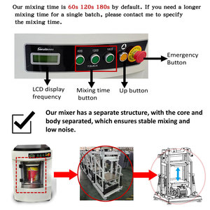 Low price <b>Paint</b> & coating industry Stainless steel mixer Cosmetic paste mixer - Product Image 3