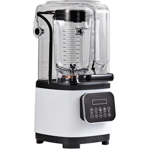 Licuadora profesional con escudo Licuadoras de encimera comercial Trituradora de hielo Máquina para hacer conos de nieve para batidos Batidos Peree - Product Image 4