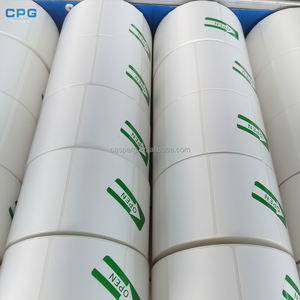 Rouleau de papier thermique personnalisé en gros de haute qualité, résistant à l'huile, sans phénol, étiquettes de codes-barres pour la logistique - Product Image 5