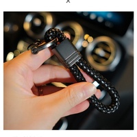 Llavero de lujo con oso de cristal, llaveros de moda con animales para mujer, colgante para bolso, llaveros de coche con diamantes de imitación, regalo para pareja