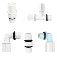 1/4 codos macho válvula de retención JACO conector de compresión de plástico RO sistema purificador de agua Jaco tubo conectores Accesorios