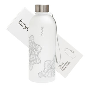 Best Price 32Oz <b>Time</b> Marker <b>Water</b> <b>Bottle</b> Silver Plastic Food Grade for Travel Direct Drinking - Product Image 1