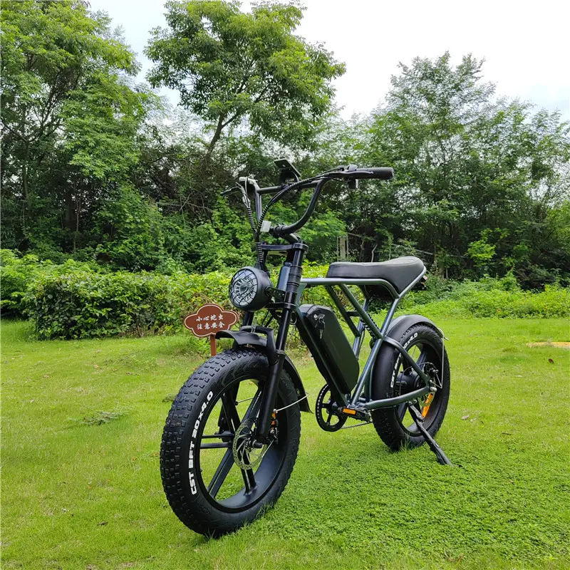 Ab abd stok depo ouxi v8 H9 750W 1000W Ebike tam süspansiyon e-bisiklet elektrikli bisiklet dağ bisikleti iri tekerli elektrikli bisiklet