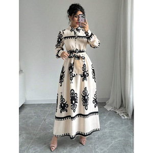 Nuevos Diseños Personalizados con Estampado, Cinturones de <span class=keywords><strong>Moda</strong></span> al por Mayor para Mujer, Estilo Casual Largo, Floral, Romántico, Oriente Medio 2026 - Product Image 3