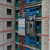 DAHAN Série complète Sc200/200 Treuil à double cage, élévateur de chantier, capacité de 2000 kg, vitesse de levage de 0 à 40 m/min à 0 à 60 m/min