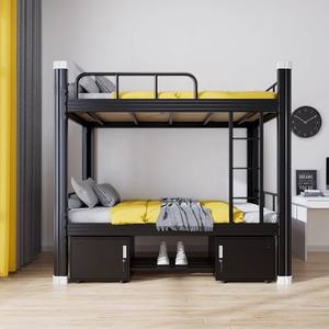 Modern Quality Double Decker Bunk Bed Durable <strong>Metal</strong> for Adults for Bedroom Apartment Villa-Factory Direct for School Dormitory - Product Image 5