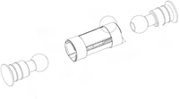 Side Expansion Busbar Coupler Special Retaining Ring High Strength Stainless Steel Fastening Ring for Power Distribution Equip.