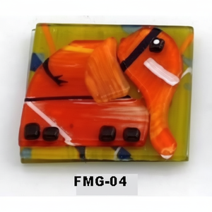 5X5 cm de vidrio Evil Eyes Imán de nevera Categoría de producto única y llamativa - Product Image 1