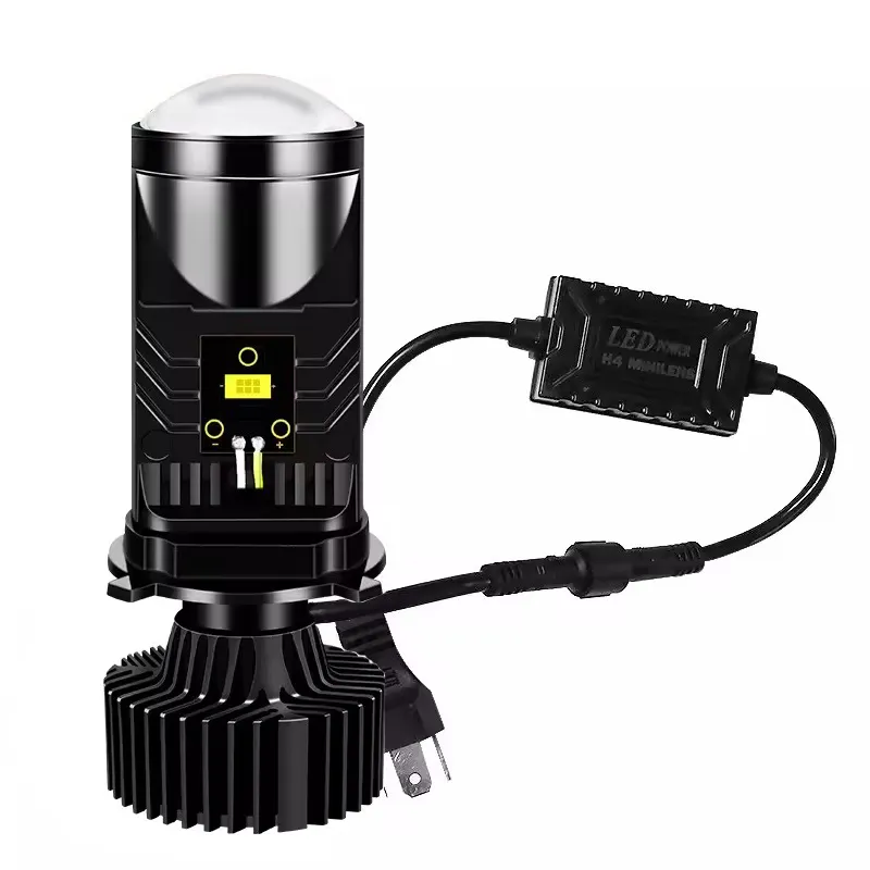 Farol de LED H4 com lente de LED de alto brilho para farol Y6 com preço direto da fábrica lâmpada LED para farol automotivo H4