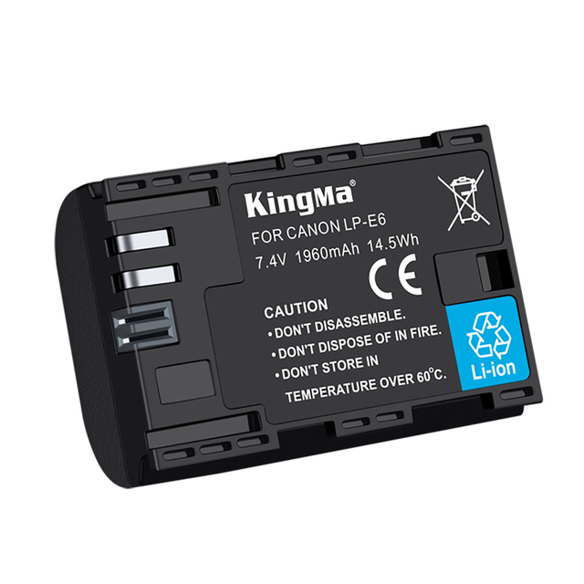 KingMa Rechargeable Li-ion Battery LP-E6 LP E6 for Canon 5D Mrk IV Dslr Camera Battery