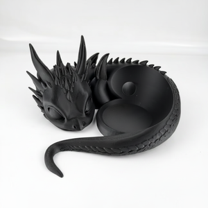 Supporto per Altoparlante a Forma di Drago da Scrivania, Stampato in 3D, Decorativo in Plastica, 21x20x10 CM, Multicolore, Estetica Anime, Decorazione Rilassante, USA - Product Image 2