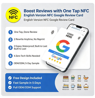 Tarjeta NFC Personalizada de 13.56MHz, Compatible con NTAG213, Tarjeta Inteligente de PVC con Logotipo, OEM, ODM, Venta al Por Mayor para Membresía y Reseñas de Google