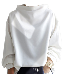 Ecoparty Women's Vintage Print Sweatshirt 2024 Spring/Autumn O-Neck Long Sleeves Loose Fit Casual Breathable Pullover - Product Image 1