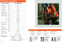 Machine à percer à noyau magnétique avec vente directe d'usine CAYKEN KCY-100/4WDO