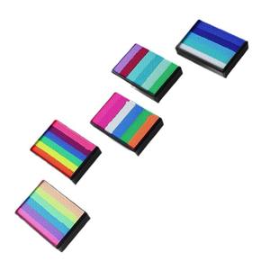 Kit de Pintura Facial y Corporal MEKOLOR para Niños y Adolescentes, 6 Colores <span class=keywords><strong>Arcoíris</strong></span>, a Base de Agua, Lavable, Inofensivo para la Piel, 25g, en Barra - Product Image 5