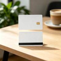 Tarjeta Inteligente con Chip RFID SLE4442/4428, Imprimible, Superficie Brillante, para Negocios, Venta Caliente