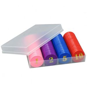 Juegos de Fichas de Póker de Plástico PS de Colores Personalizados para Entretenimiento de Casino y Juegos de Mesa - Product Image 1