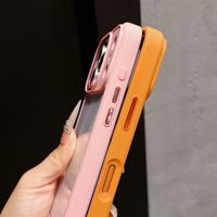 Coque de téléphone antichoc avec cadre d'objectif métallique personnalisé et bordure colorée pour iPhone 17 Air, compatible iPhone 18 Pro Max