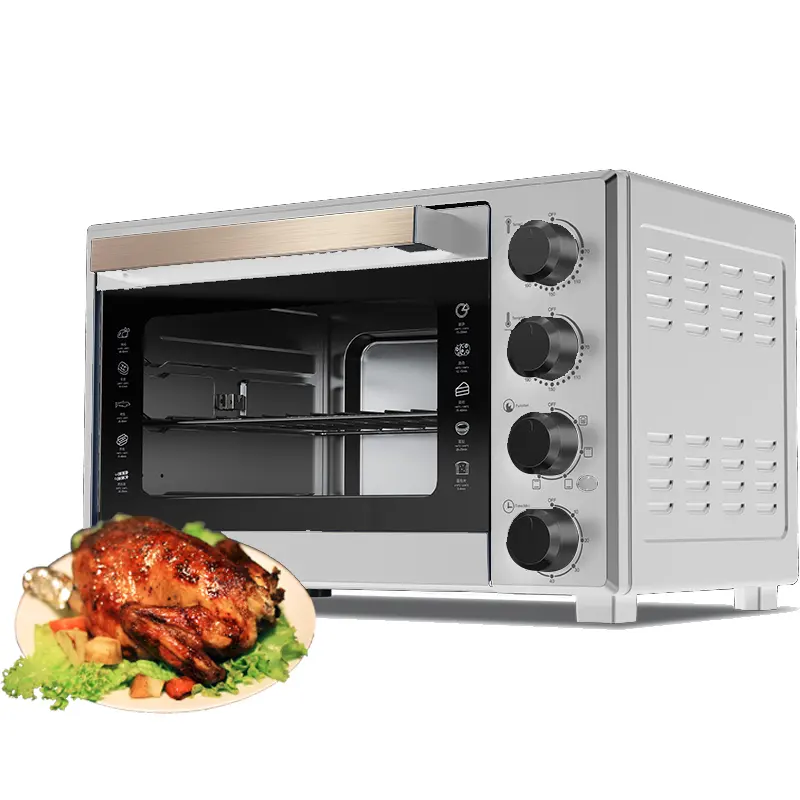 Cơ khí/kỹ thuật số Lò nướng điện mô hình với đối lưu Rotisserie chức năng đèn