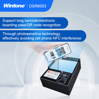 Le scanner de passeport ultra mince Wintone DSR6003 prend en charge la reconnaissance de code QR de carte d'embarquement électronique à code-barres longs