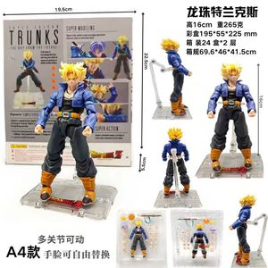 Figura de acción articulada de PVC de anime HESPER: Estatua de dibujos animados de Dragon Ball Z - Goku, <span class=keywords><strong>Gotenks</strong></span>, Beerus, Frieza - Juguete de regalo - Product Image 5