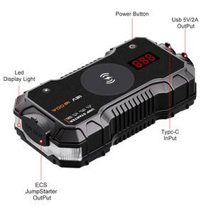 Đa Xách Tay Khẩn Cấp Khởi Động 12V 8000mhA Điện Xe Nhảy Khởi Động Cho Cuối Cùng Ô Tô Khẩn Cấp Preparedness - Product Image 4