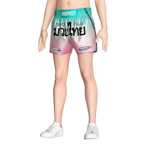 Pantalones Cortos de Muay Thai 100% Poliéster, Duraderos, para Boxeo Tailandés, Venta al Por Mayor - Product Image 5