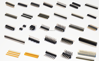 Conector macho de alta 13,6mm 6 8 10 12 14 16 18 20 22 24 40 50 64 Pin 2,54mm Pitch Box Header Straight Dip Type Brass para PCB