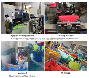 2025 estilo caliente al por mayor escobas y fregonas con mango y postes hacer Cerdas De Escoba - Product Image 2