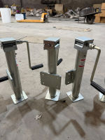 Poignée de démontage de cric de remorque avec manivelle et adaptateur pour perceuse, pour stabilisateur, support de plaque à trous de 10 pouces pour piètement de tondeuse, capacité 2000 livres, OEM/ODM