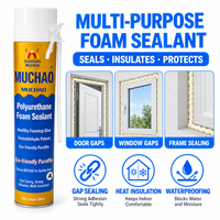 Mastic polyuréthane élastique multifonctionnel haute résistance A12 750ML pour l'étanchéité des joints de tuyauterie et l'installation de panneaux décoratifs