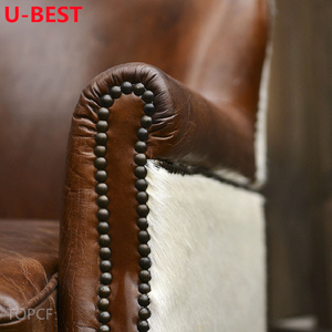 <span class=keywords><strong>Fauteuil</strong></span> en cuir coloré de luxe U-Best, style américain antique, canapé en cuir <span class=keywords><strong>patchwork</strong></span>, <span class=keywords><strong>fauteuil</strong></span> à cigares à vendre - Product Image 5