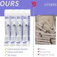 Seringues en plastique SJ en gros, outils de mesure de liquides, seringues à volume personnalisé, scellées individuellement, 10 ml